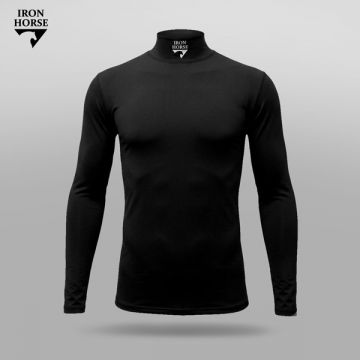 Iron Horse - Lycra - Long Sleeve, Black or White - 165g